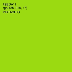 #9BDA11 - Pistachio Color Image