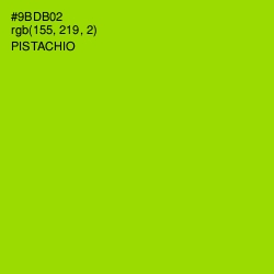 #9BDB02 - Pistachio Color Image