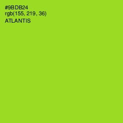 #9BDB24 - Atlantis Color Image