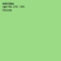 #9BDB86 - Feijoa Color Image