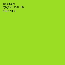 #9BDC24 - Atlantis Color Image