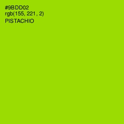 #9BDD02 - Pistachio Color Image
