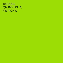 #9BDD04 - Pistachio Color Image