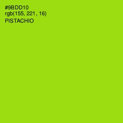 #9BDD10 - Pistachio Color Image