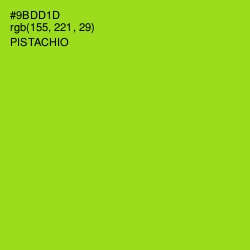 #9BDD1D - Pistachio Color Image