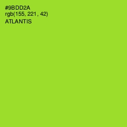 #9BDD2A - Atlantis Color Image