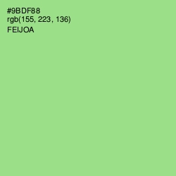 #9BDF88 - Feijoa Color Image
