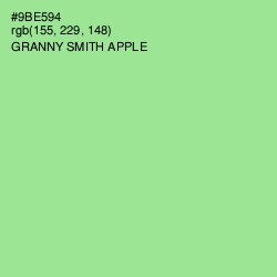 #9BE594 - Granny Smith Apple Color Image