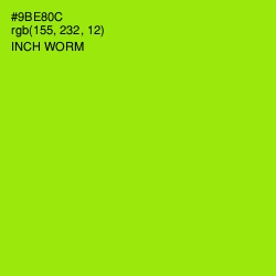 #9BE80C - Inch Worm Color Image