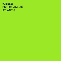 #9BE826 - Atlantis Color Image