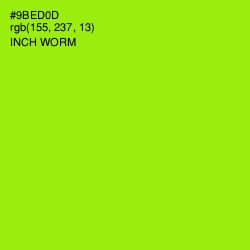 #9BED0D - Inch Worm Color Image