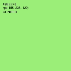 #9BEE78 - Conifer Color Image