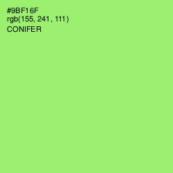 #9BF16F - Conifer Color Image