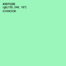 #9BF6BB - Chinook Color Image