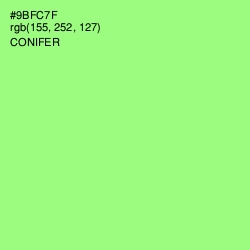 #9BFC7F - Conifer Color Image