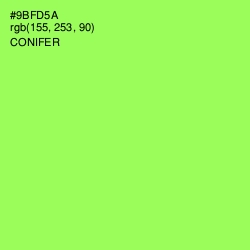 #9BFD5A - Conifer Color Image
