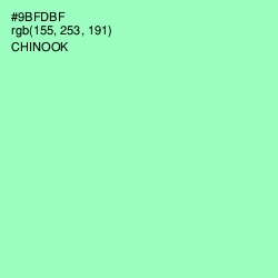 #9BFDBF - Chinook Color Image