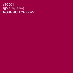 #9C0041 - Rose Bud Cherry Color Image