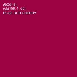 #9C0141 - Rose Bud Cherry Color Image