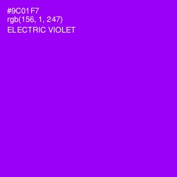 #9C01F7 - Electric Violet Color Image