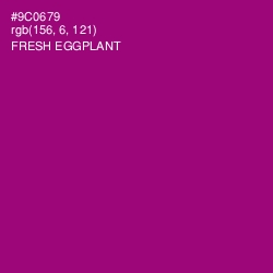 #9C0679 - Fresh Eggplant Color Image