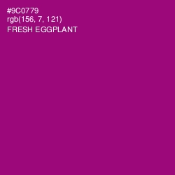 #9C0779 - Fresh Eggplant Color Image