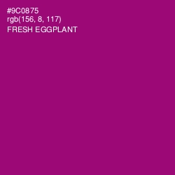 #9C0875 - Fresh Eggplant Color Image