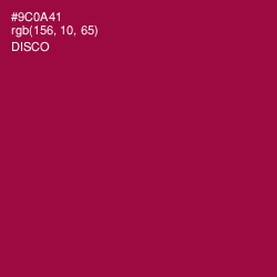 #9C0A41 - Disco Color Image