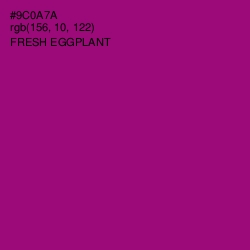 #9C0A7A - Fresh Eggplant Color Image