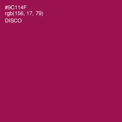 #9C114F - Disco Color Image