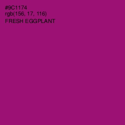 #9C1174 - Fresh Eggplant Color Image