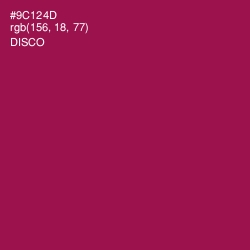 #9C124D - Disco Color Image