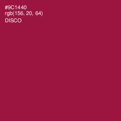 #9C1440 - Disco Color Image