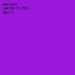 #9C18DC - Electric Violet Color Image