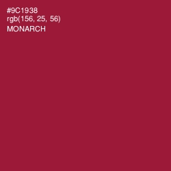 #9C1938 - Monarch Color Image