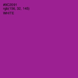 #9C2091 - Vivid Violet Color Image