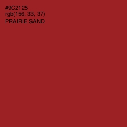 #9C2125 - Prairie Sand Color Image