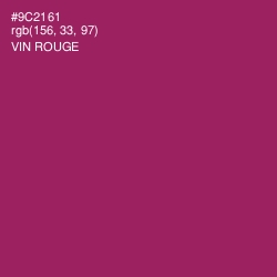 #9C2161 - Vin Rouge Color Image