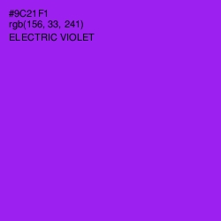 #9C21F1 - Electric Violet Color Image