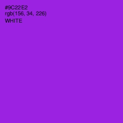 #9C22E2 - Electric Violet Color Image