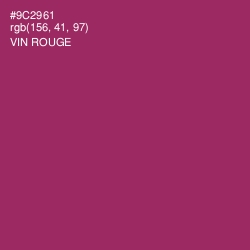 #9C2961 - Vin Rouge Color Image