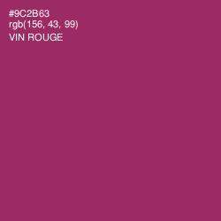 #9C2B63 - Vin Rouge Color Image