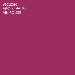 #9C2C60 - Vin Rouge Color Image