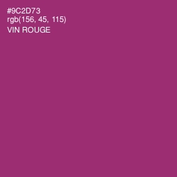 #9C2D73 - Vin Rouge Color Image