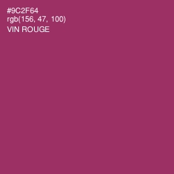 #9C2F64 - Vin Rouge Color Image