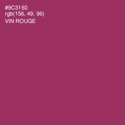 #9C3160 - Vin Rouge Color Image