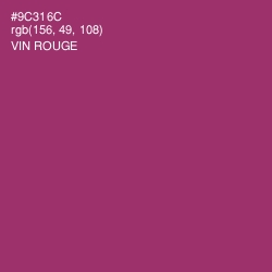 #9C316C - Vin Rouge Color Image