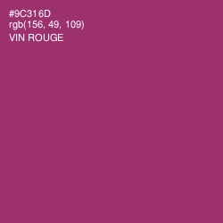 #9C316D - Vin Rouge Color Image