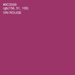 #9C3369 - Vin Rouge Color Image