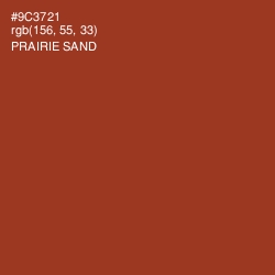 #9C3721 - Prairie Sand Color Image